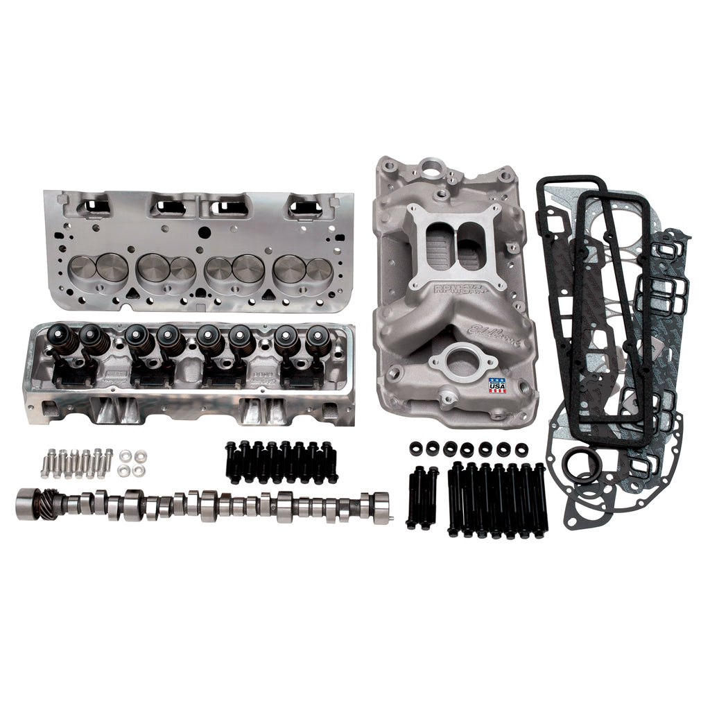 Edelbrock 2099 Performer RPM Top End Kit for S/B Chevy for Select Buick Century, Buick LeSabre, Buick Regal, Buick Skylark, Chevrolet Bel Air, Chevrolet Biscayne, Chevrolet Blazer, Chevrolet Brookwood, Chevrolet C10, Chevrolet C10 Pickup, Chevrolet C10
