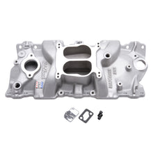 Load image into Gallery viewer, Edelbrock 2101 Performer Intake Manifold Small-Block Chevy for Select Chevrolet Bel Air, Chevrolet Biscayne, Chevrolet Blazer, Chevrolet Brookwood, Chevrolet C10, Chevrolet C10 Pickup, Chevrolet C10 Suburban, Chevrolet C20, Chevrolet C20 Pickup,