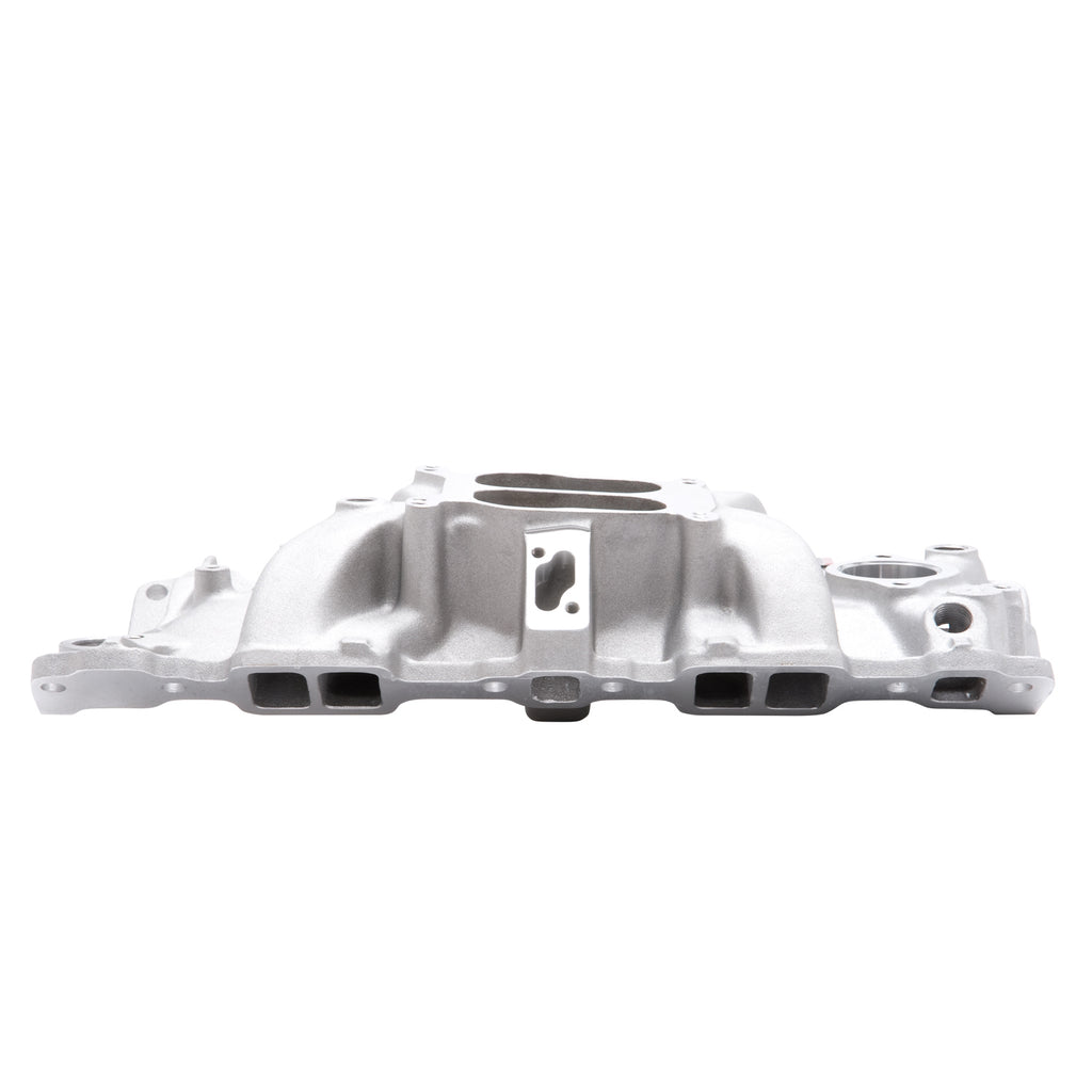 Edelbrock 2101 Performer Intake Manifold Small-Block Chevy for Select Chevrolet Bel Air, Chevrolet Biscayne, Chevrolet Blazer, Chevrolet Brookwood, Chevrolet C10, Chevrolet C10 Pickup, Chevrolet C10 Suburban, Chevrolet C20, Chevrolet C20 Pickup,