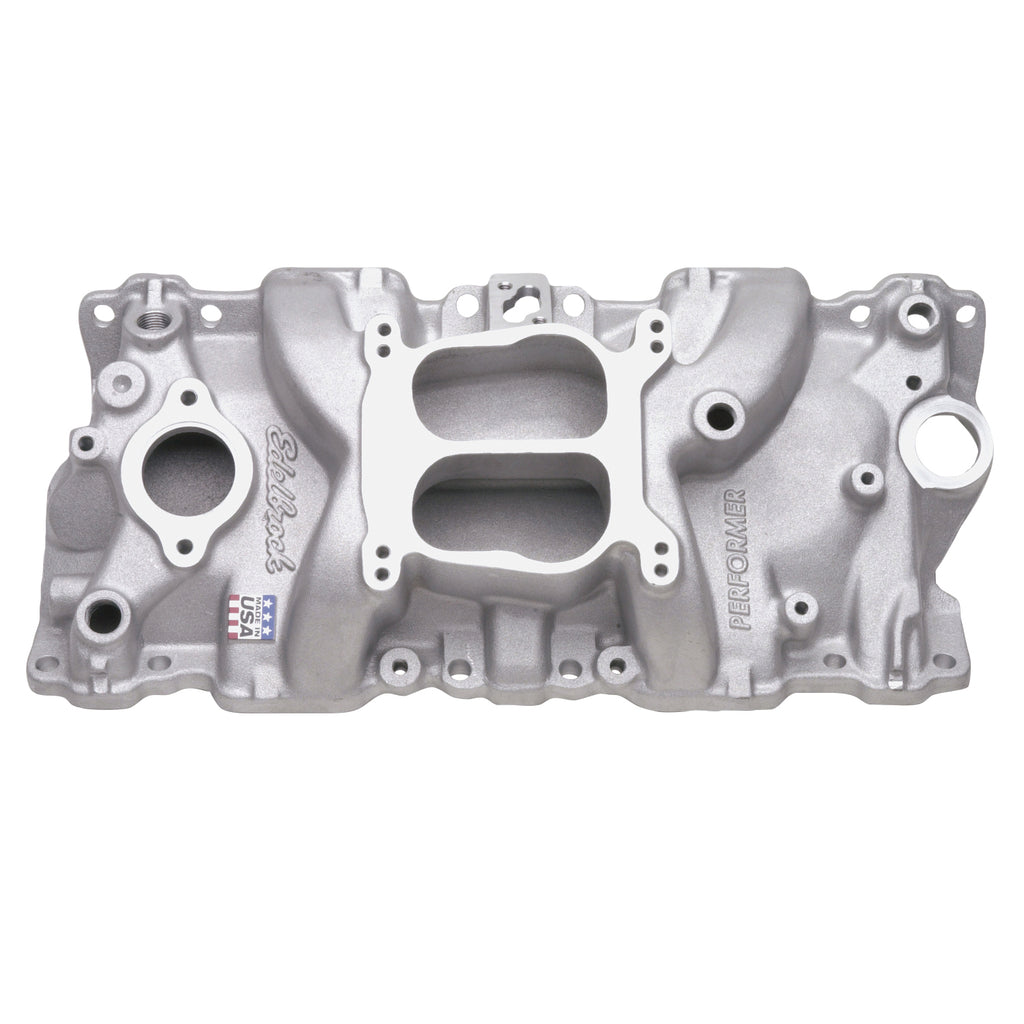 Edelbrock 2104 Performer Intake Manifold Small-Block Chevy for Select Avanti II, Buick Regal, Excalibur Phaeton, GMC G3500