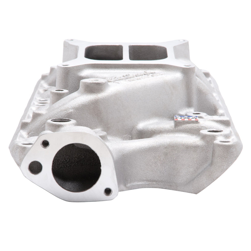 Edelbrock 2121 Performer Intake Manifold Small-Block Ford for Select AC Shelby Cobra, DeTomaso Mangusta, Ford 300, Ford Bronco, Ford Country Sedan, Ford Country Squire, Ford Custom, Ford Custom 500, Ford E-100 Econoline, Ford E-100 Econoline Club Wagon,