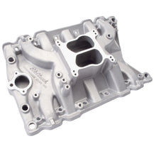 Load image into Gallery viewer, Edelbrock 2151 Performer Intake Manifold for Olds 400-455, Non-EGR, Satin for Select Buick Century, Buick Electra, Buick Estate Wagon, Buick LeSabre, Buick Riviera, GMC Transmode, Oldsmobile 442, Oldsmobile 98, Oldsmobile Custom Cruiser, Oldsmobile