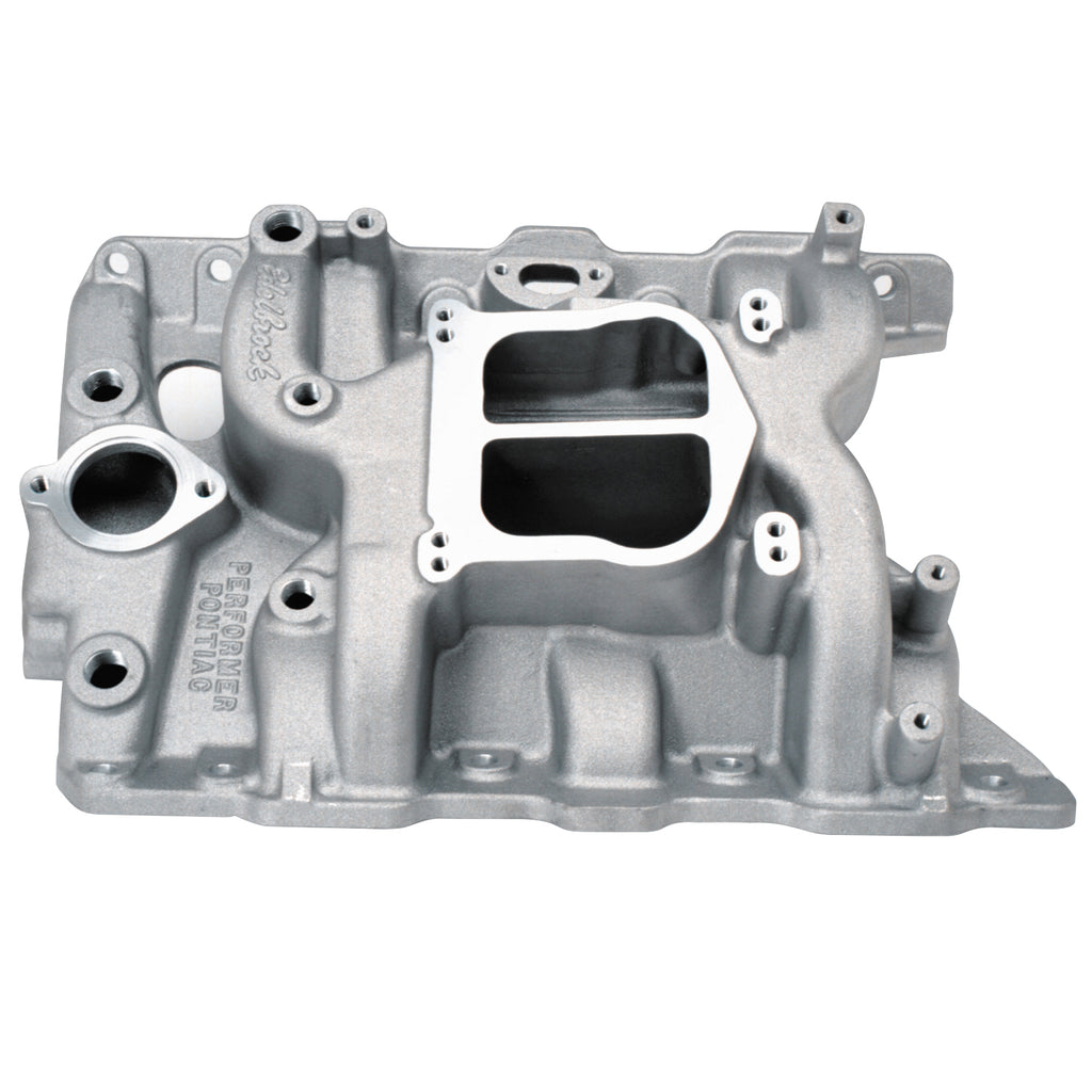 Edelbrock 2156 Performer Pontiac Intake Manifold for Select Pontiac Bonneville, Pontiac Catalina, Pontiac Executive, Pontiac Firebird, Pontiac GTO, Pontiac Grand Am, Pontiac Grand LeMans, Pontiac Grand Prix, Pontiac Grand Safari, Pontiac Grandville,
