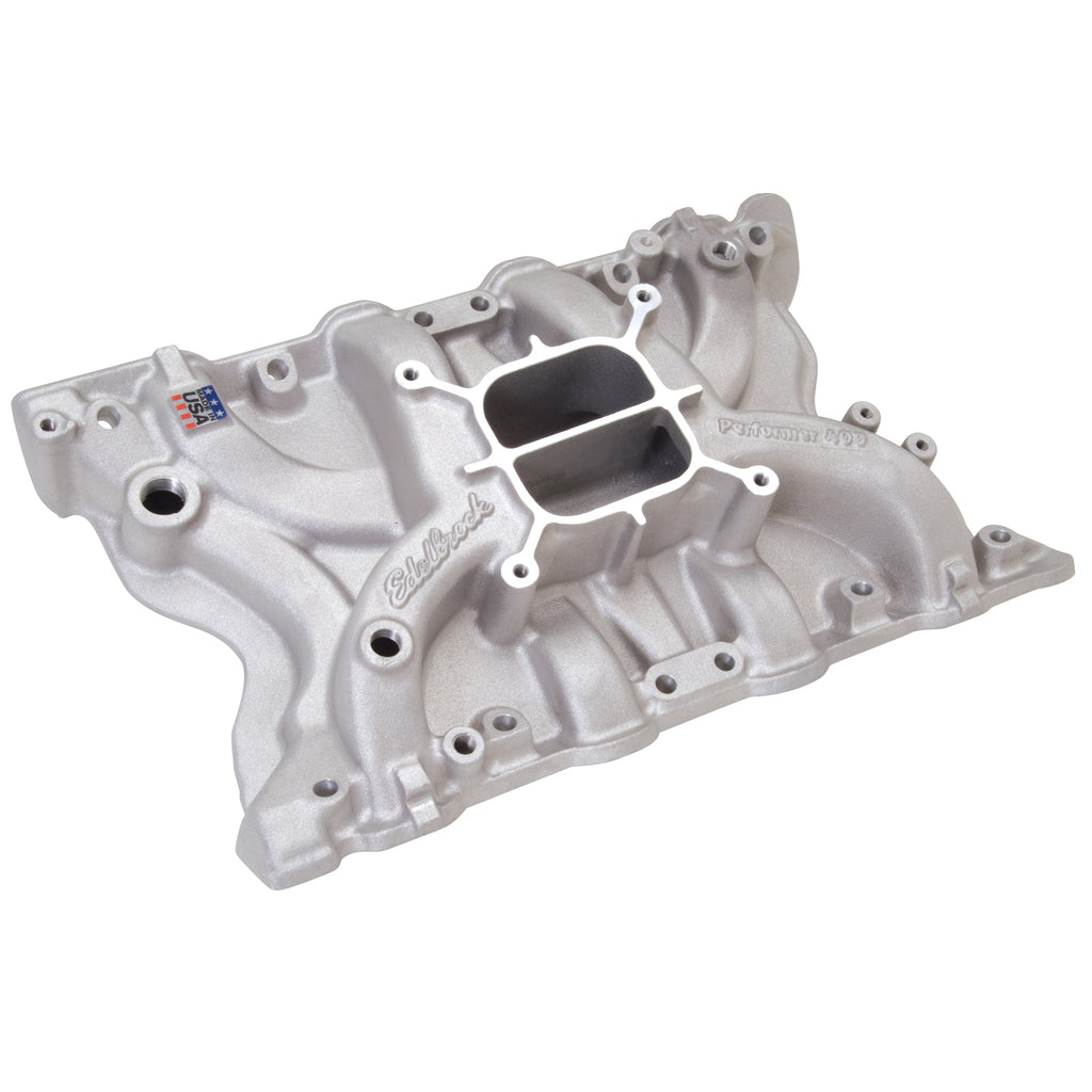 Edelbrock 2171 Performer 400 Intake Manifold for 1971-82 Ford 351/M400 for Select Ford Bronco, Ford Country Sedan, Ford Country Squire, Ford Custom, Ford Custom 500, Ford E-250 Econoline, Ford E-250 Econoline Club Wagon, Ford E-350 Econoline, Ford E-350
