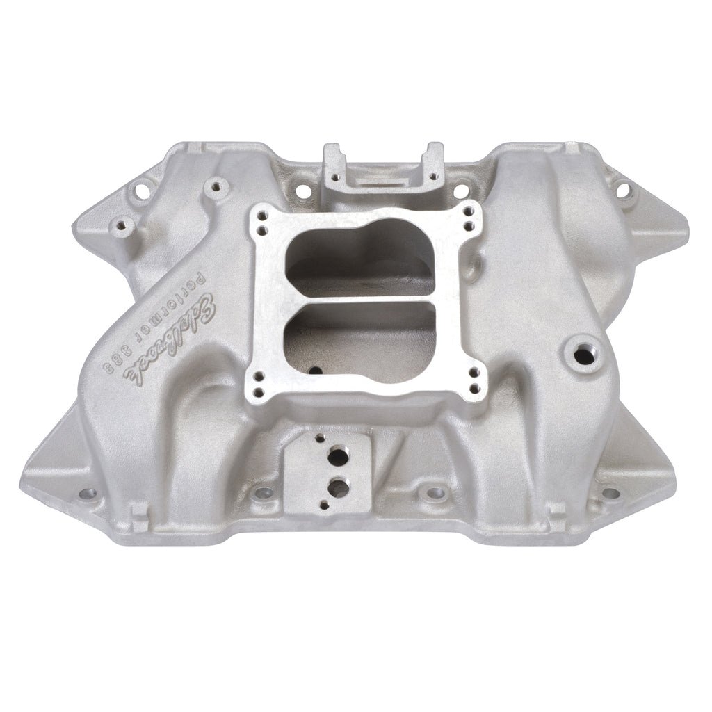 Edelbrock 2186 Performer 383 Intake Manifold for 1958-1979 Chrysler, B Series Engines for Select Chrysler 300, Chrysler Cordoba, Chrysler New Yorker, Chrysler Newport, Chrysler Town & Country, Dodge 330, Dodge 440, Dodge 880, Dodge B200, Dodge B200 Van,