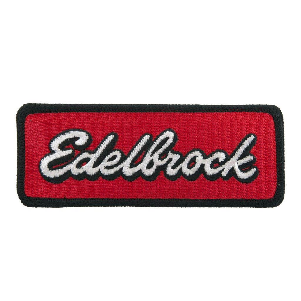 Edelbrock 2348 Embroidered Patch, 4-1/2-inch x 1-3/4-inch