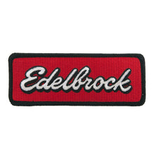 Load image into Gallery viewer, Edelbrock 2348 Embroidered Patch, 4-1/2-inch x 1-3/4-inch
