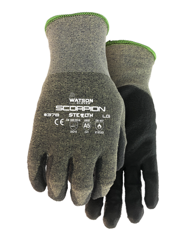 Watson Gloves 378-L Stealth Scorpion Ansi A5-Large