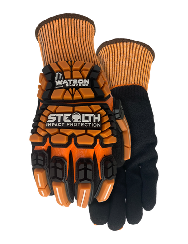 Watson Gloves 387TPR-L Stealth Orange Crush With Tpr-Large