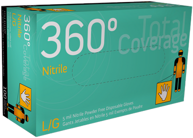 Watson Gloves _NOT_FOUND 360 Degree Powder-Free 5MM Nitrile Gloves