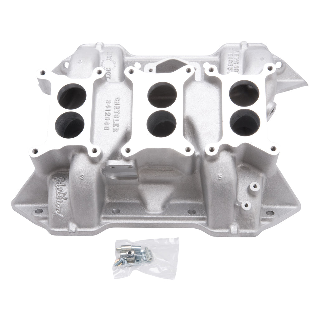 Edelbrock 2475 Edelbrock CH-6B Six-Pack Intake Manifold for Chrysler RB Series Engines for Select Chrysler 300, Chrysler Imperial, Chrysler New Yorker, Chrysler Newport, Chrysler Town & Country, Dodge 330, Dodge 440, Dodge 880, Dodge B100 Van, Dodge B200