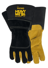 Load image into Gallery viewer, Watson Gloves _NOT_FOUND Black Velvet Split Elk Leather Gloves