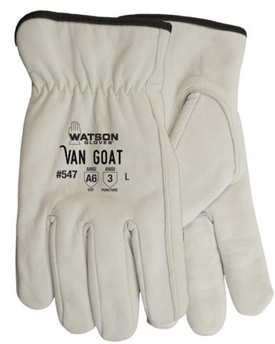 Watson Gloves _NOT_FOUND Van Goat Ansi Cut 6 Goatskin Driver Gloves