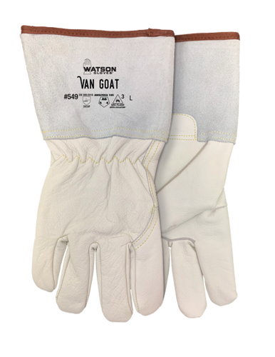Watson Gloves _NOT_FOUND Van Goat Ansi Cut 6 Goatskin Gauntlet Gloves