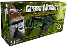 Load image into Gallery viewer, Grease Monkey _NOT_FOUND Green Monkey 8 Mil Diamond Grip Black 11" Gloves