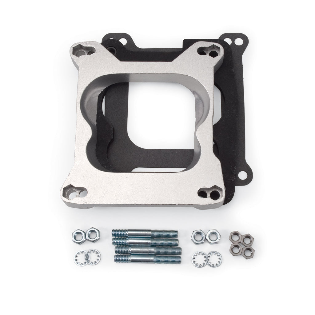 Edelbrock 2691 Carb Adapter Mount 4-bbl Carter Thermo-Quad to Square-Bore Single Plane Manifold