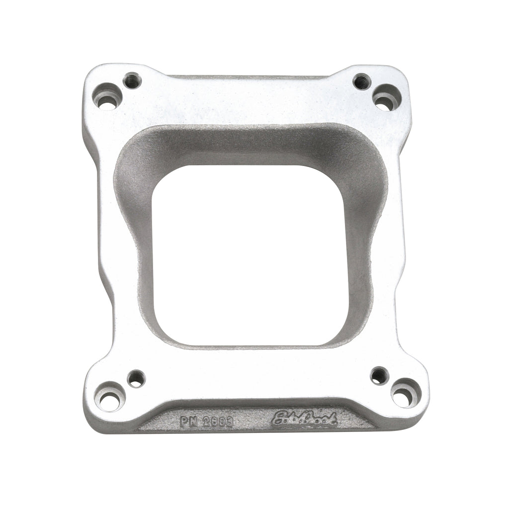 Edelbrock 2693 Competition Carb Adapter for Quadrajet to Square Bore Single-Plane Manifold