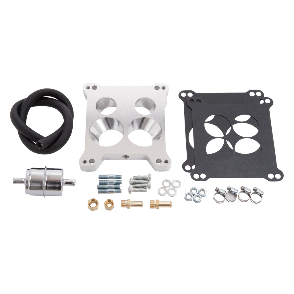 Edelbrock 2697 Quadrajet Carburetor Replacement Adapter Kit