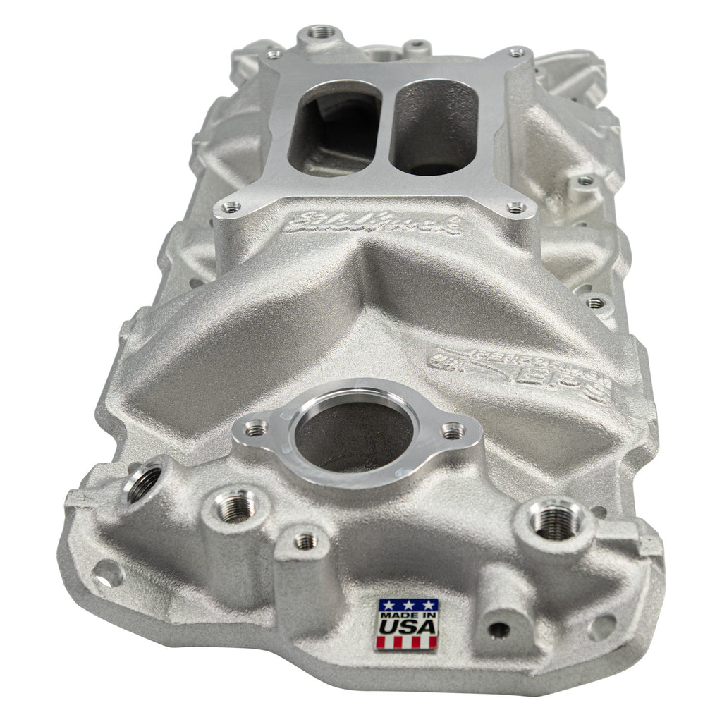Edelbrock 2701 Performer EPS Intake Manifold for 1955-86 Small-Block Chevy for Select Avanti II, Buick Century, Buick LeSabre, Buick Regal, Buick Skylark, Checker Aerobus, Checker Deluxe, Checker Marathon, Checker Taxicab, Chevrolet 3B, Chevrolet 3C,