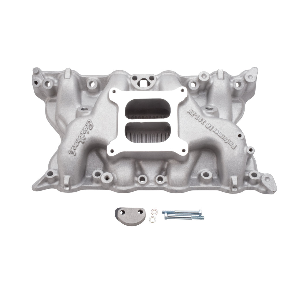 Edelbrock 2750 Performer 351 Intake Manifold for Ford 351- 2V Cleveland Engine for Select Ford Country Sedan, Ford Country Squire, Ford Custom, Ford Custom 500, Ford Fairlane, Ford Falcon, Ford Galaxie 500, Ford Gran Torino, Ford LTD, Ford Mustang, Ford
