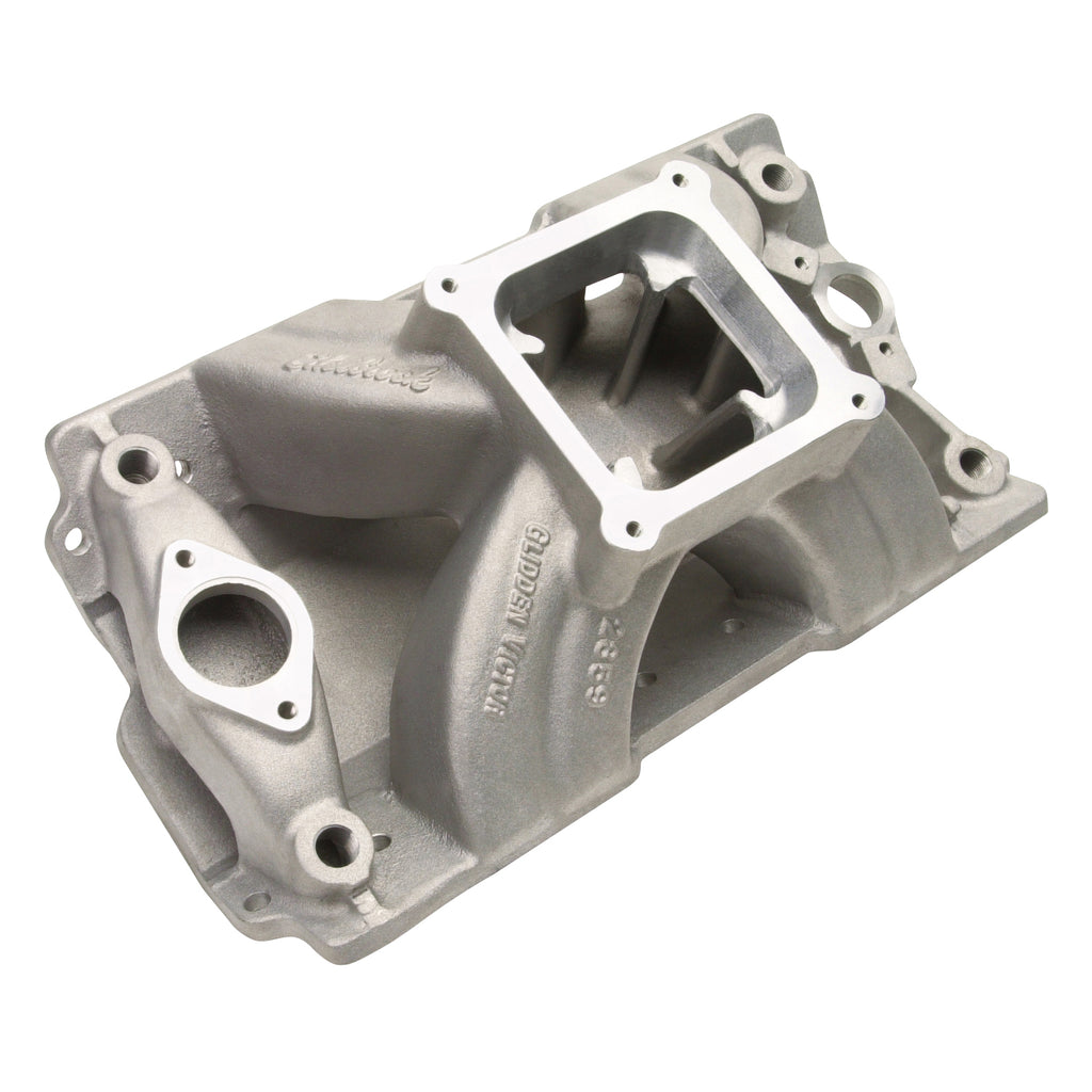 Edelbrock 2859 Victor 15-18 Degree Intake Manifold Small-Block Chevy