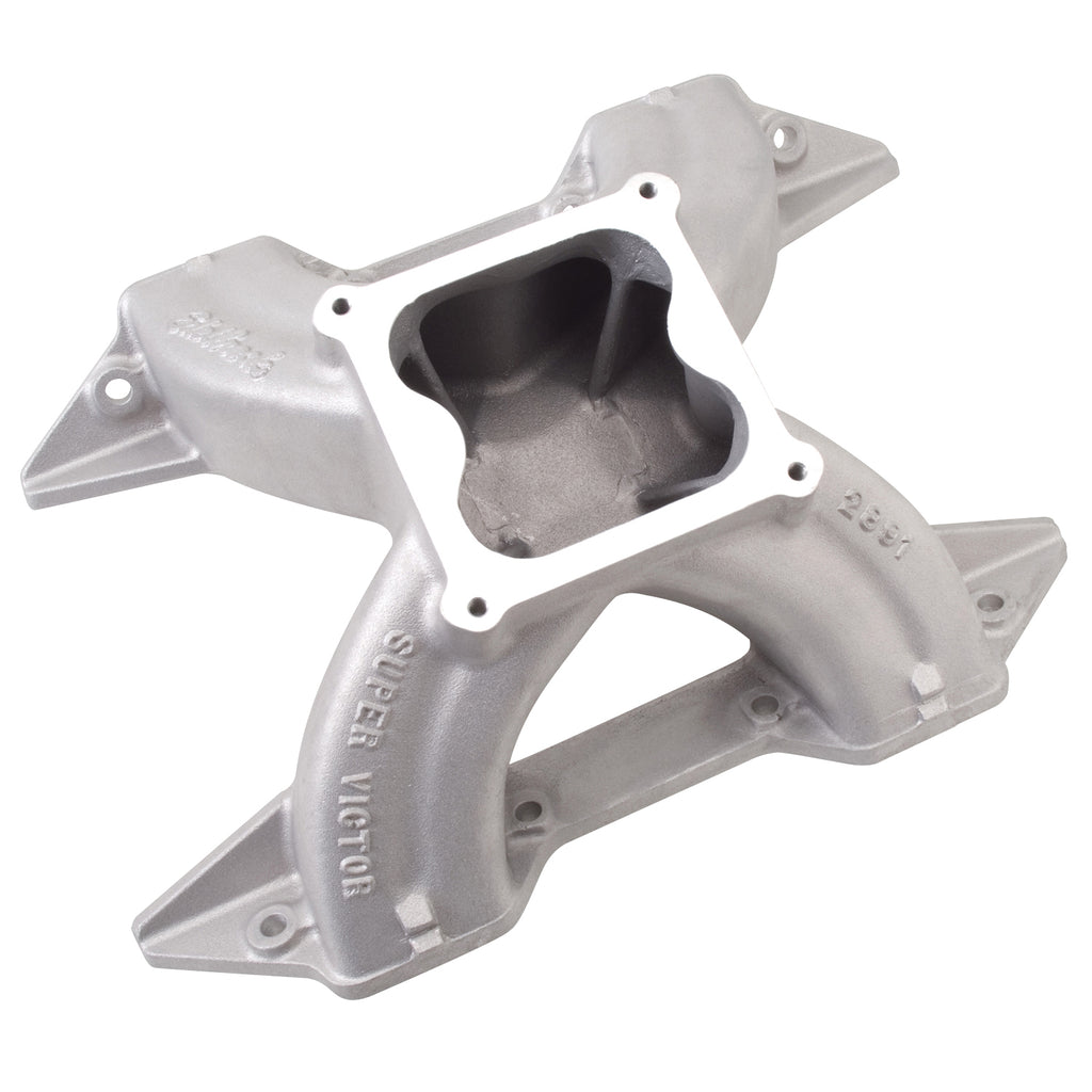 Edelbrock 2893 Super Victor Chrysler 440 Max Wedge Intake Manifold for 4500 Series Carb
