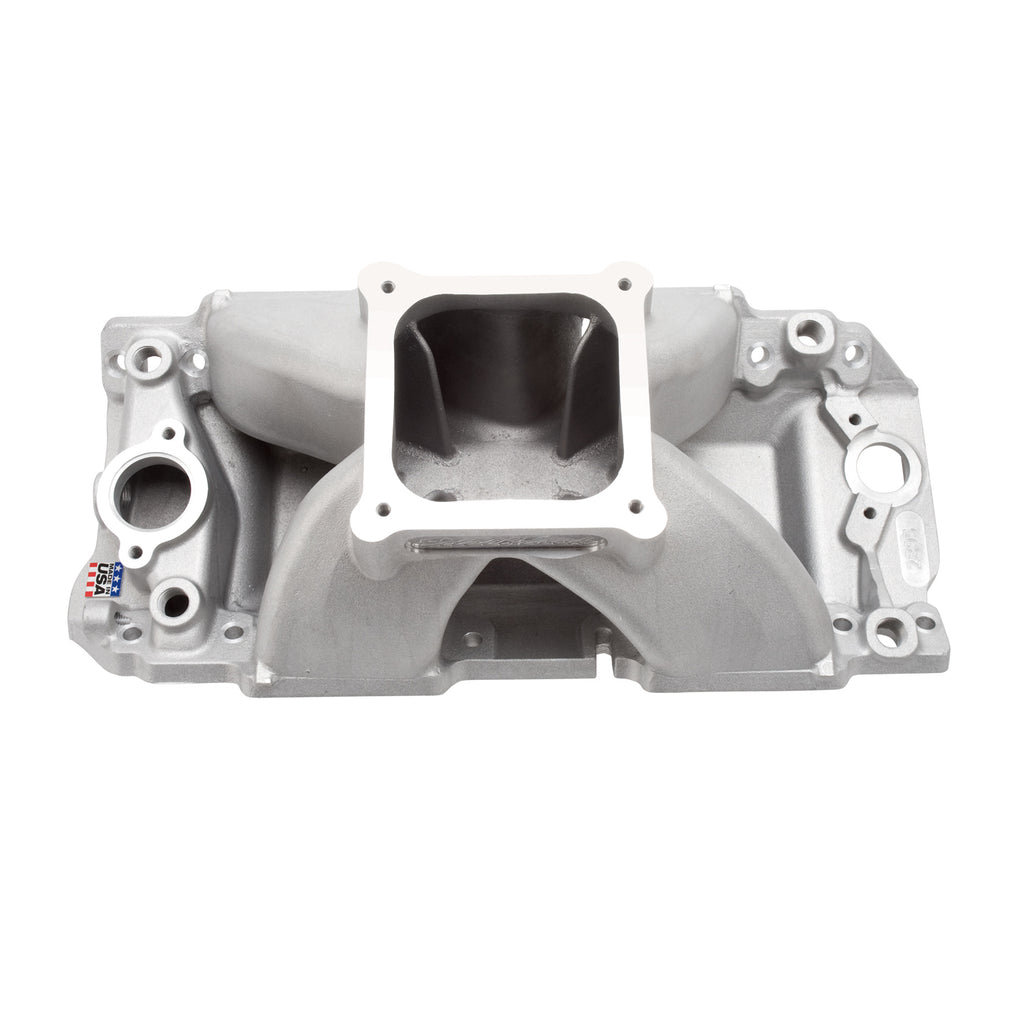Edelbrock 2895 Super Victor II BBC Intake Manifold V8 9.8" Deck with .080" Raised Port