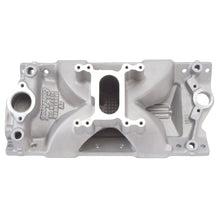 Load image into Gallery viewer, Edelbrock 2901 Victor Jr. Sportsman 2V 23 Degree Intake Manifold Small-Block Chevy