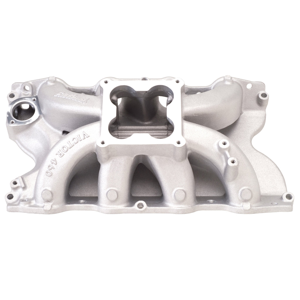Edelbrock 2965 Victor Ford 460 Intake Manifold for 4500 Series Carburetors