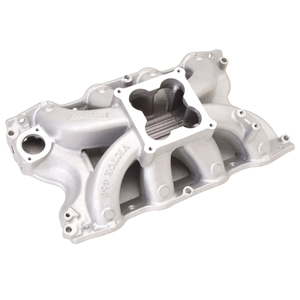 Edelbrock 2965 Victor Ford 460 Intake Manifold for 4500 Series Carburetors