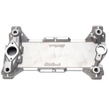 Load image into Gallery viewer, Edelbrock 2992 Victor 18-degree 2 Piece SBC Base Manifold
