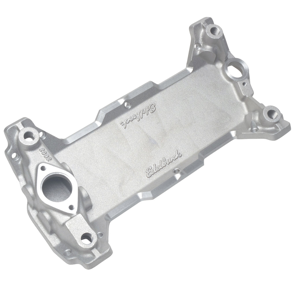 Edelbrock 2992 Victor 18-degree 2 Piece SBC Base Manifold