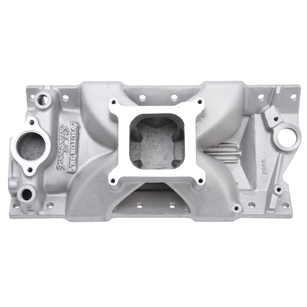 Edelbrock 2999 Victor Jr. 23 Degree Tall Intake Manifold Small-Block Chevy