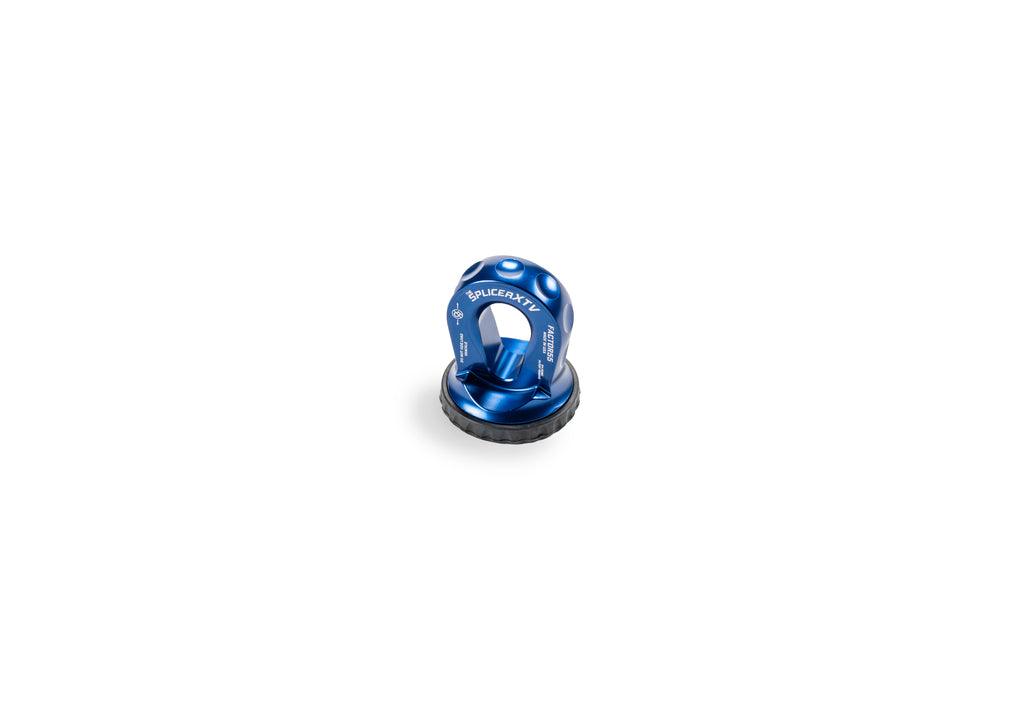 Factor 55 00355-02 SPLICER XTV 3/16-1/4"  SYNTHETIC ROPE SPLICE-ON SHACKLE MOUNT -- BLUE