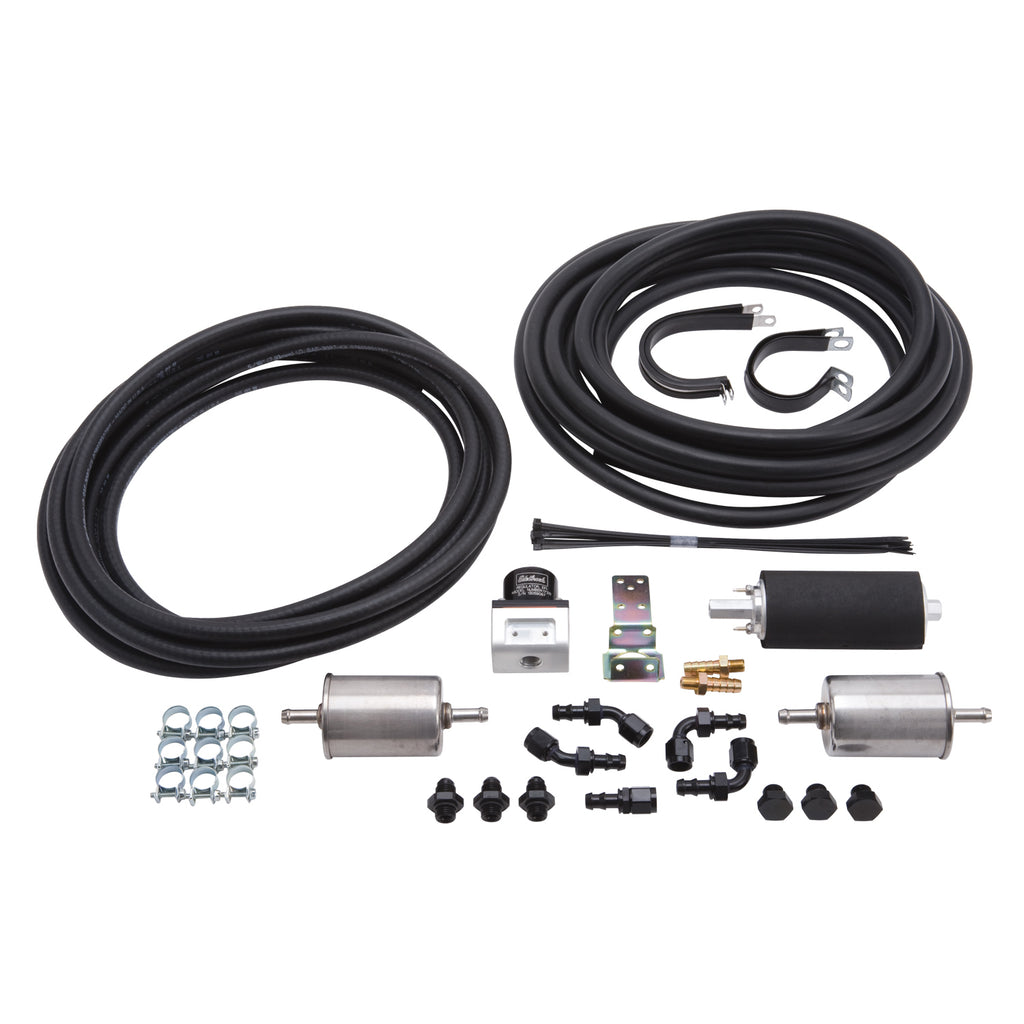 Edelbrock 3604 Fuel Injection Fuel Feed and Return Pipe Assembly #3604, 67 GPH/255 LPH