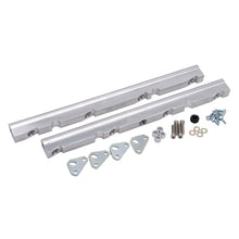 Load image into Gallery viewer, Edelbrock 3628 Fuel Rail Kit for Ford 5.0L 3/8" NPT in Clear Finish for Select Ford Bronco, Ford Country Squire, Ford E-150 Econoline, Ford E-150 Econoline Club Wagon, Ford E-250 Econoline, Ford Explorer, Ford F-150, Ford F-250, Ford LTD, Ford LTD Crown