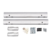 Load image into Gallery viewer, Edelbrock 3630 Fuel Rail Kit for Small-Block Chevy -6 AN in Clear Finish