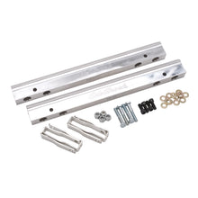 Load image into Gallery viewer, Edelbrock 3630 Fuel Rail Kit for Small-Block Chevy -6 AN in Clear Finish