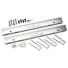 Load image into Gallery viewer, Edelbrock 3633 Fuel Rail Kit for Big-Block Chevy -6 AN in Clear Finish