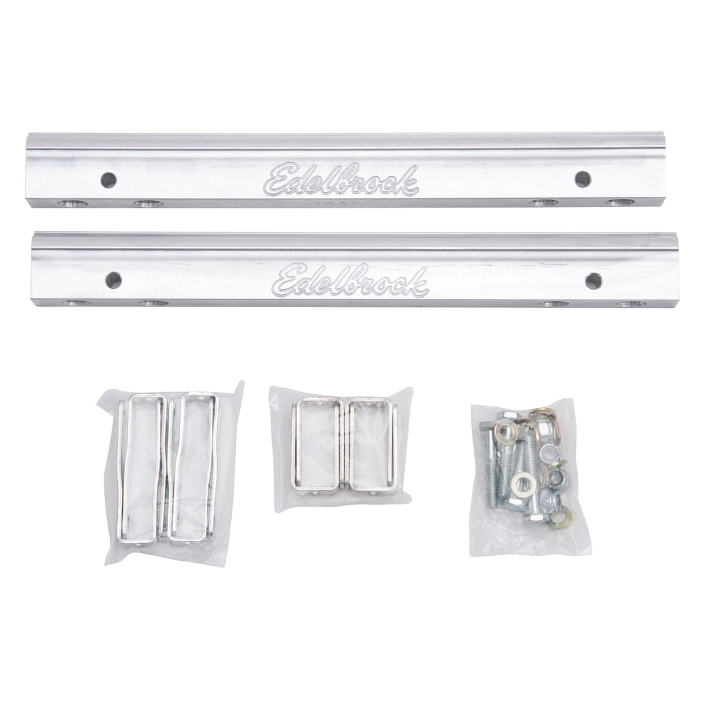 Edelbrock 3634 Fuel Rail Kit forPontiac -6 AN in Clear Finish