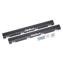 Load image into Gallery viewer, Edelbrock 3655 Fuel Rail Kit for LS7 -8 AN in Black Finish