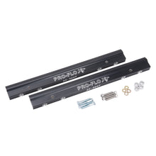 Load image into Gallery viewer, Edelbrock 3658 Fuel Rail Kit for Big-Block Chevy -6 AN in Black Finish
