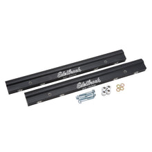 Load image into Gallery viewer, Edelbrock 3659 Fuel Rail Kit for Big-Block Chevy -8 AN in Black Finish