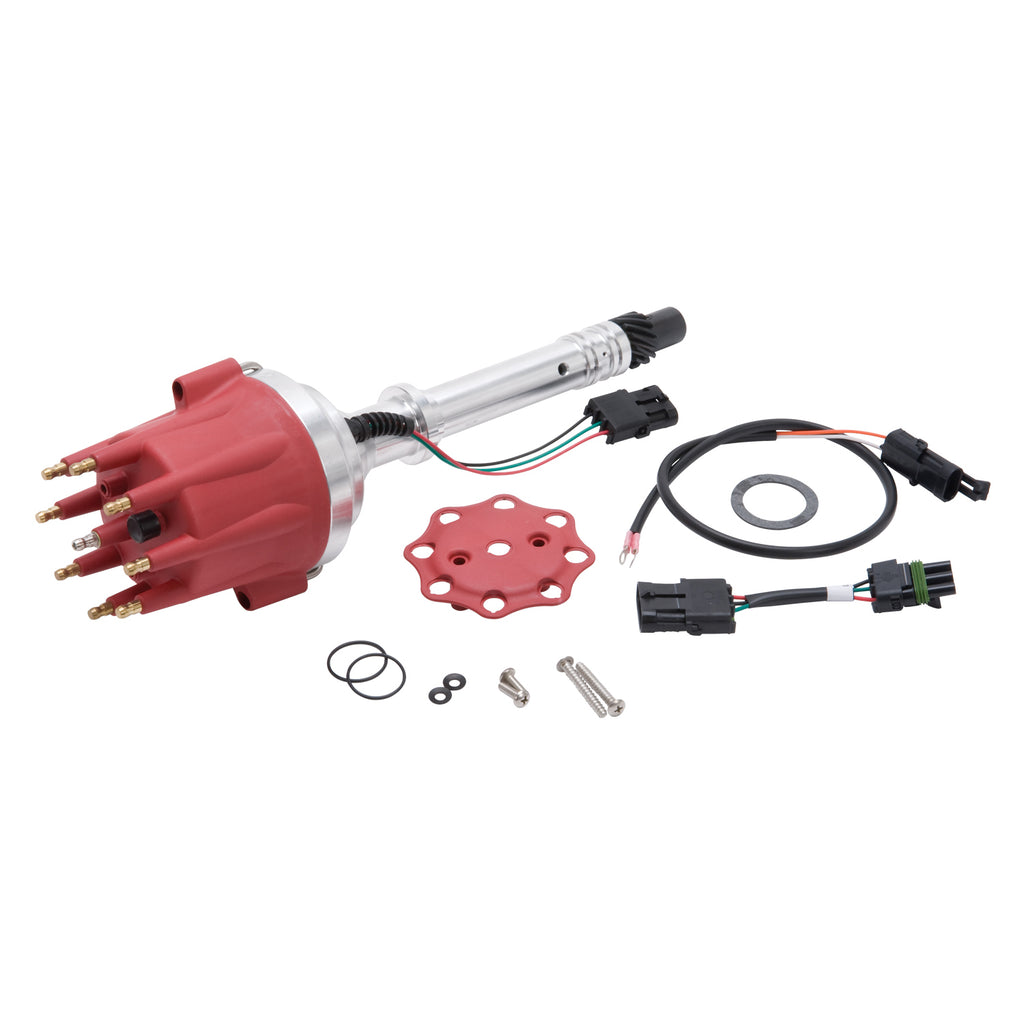 Edelbrock 3674 Distributor for Select Chevrolet 3B, Chevrolet 3C, Chevrolet 3D, Chevrolet 3E, Chevrolet 3F, Chevrolet 3G, Chevrolet Bel Air, Chevrolet Biscayne, Chevrolet Blazer, Chevrolet Brookwood, Chevrolet C10, Chevrolet C10 Pickup, Chevrolet C10