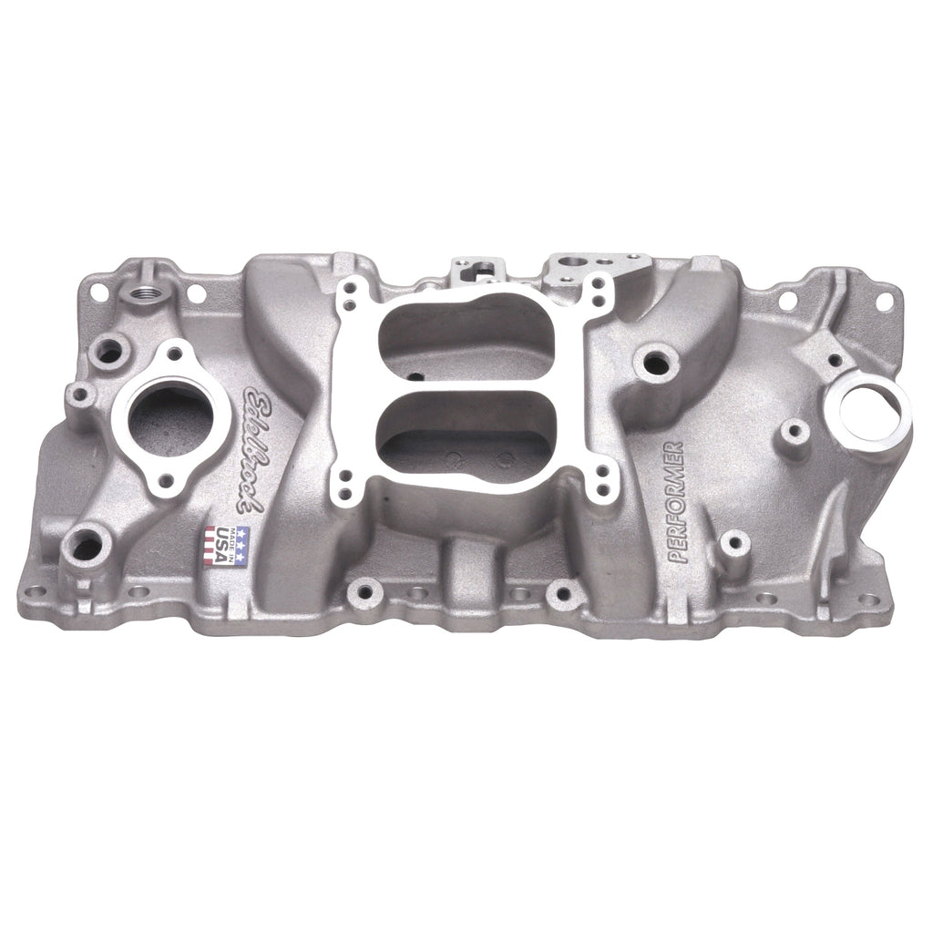 Edelbrock 3701 Performer Intake Manifold Small-Block Chevy for Select Avanti II, Buick Century, Buick Commercial Chassis, Buick LeSabre, Buick Regal, Buick Roadmaster, Buick Skylark, Checker Aerobus, Checker Deluxe, Checker Marathon, Checker Taxicab,