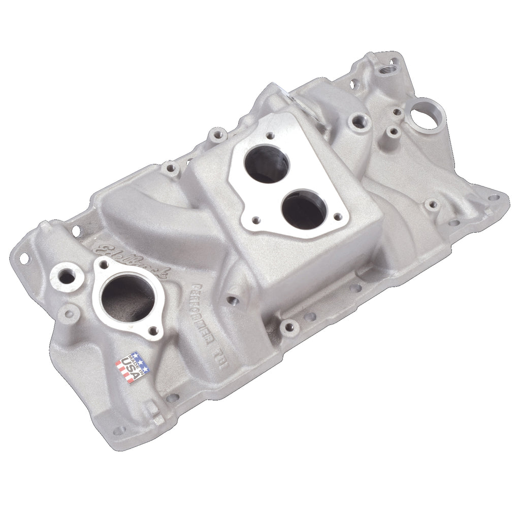 Edelbrock 3704 Performer T.B.I. Intake Manifold Small-Block Chevy for Select Chevrolet Blazer, Chevrolet C1500, Chevrolet C1500 Suburban, Chevrolet C2500, Chevrolet C2500 Suburban, Chevrolet C3500, Chevrolet G10, Chevrolet G20, Chevrolet G30, Chevrolet