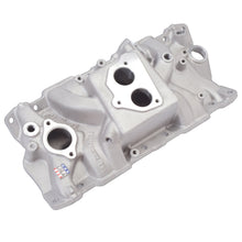 Load image into Gallery viewer, Edelbrock 3704 Performer T.B.I. Intake Manifold Small-Block Chevy for Select Chevrolet Blazer, Chevrolet C1500, Chevrolet C1500 Suburban, Chevrolet C2500, Chevrolet C2500 Suburban, Chevrolet C3500, Chevrolet G10, Chevrolet G20, Chevrolet G30, Chevrolet