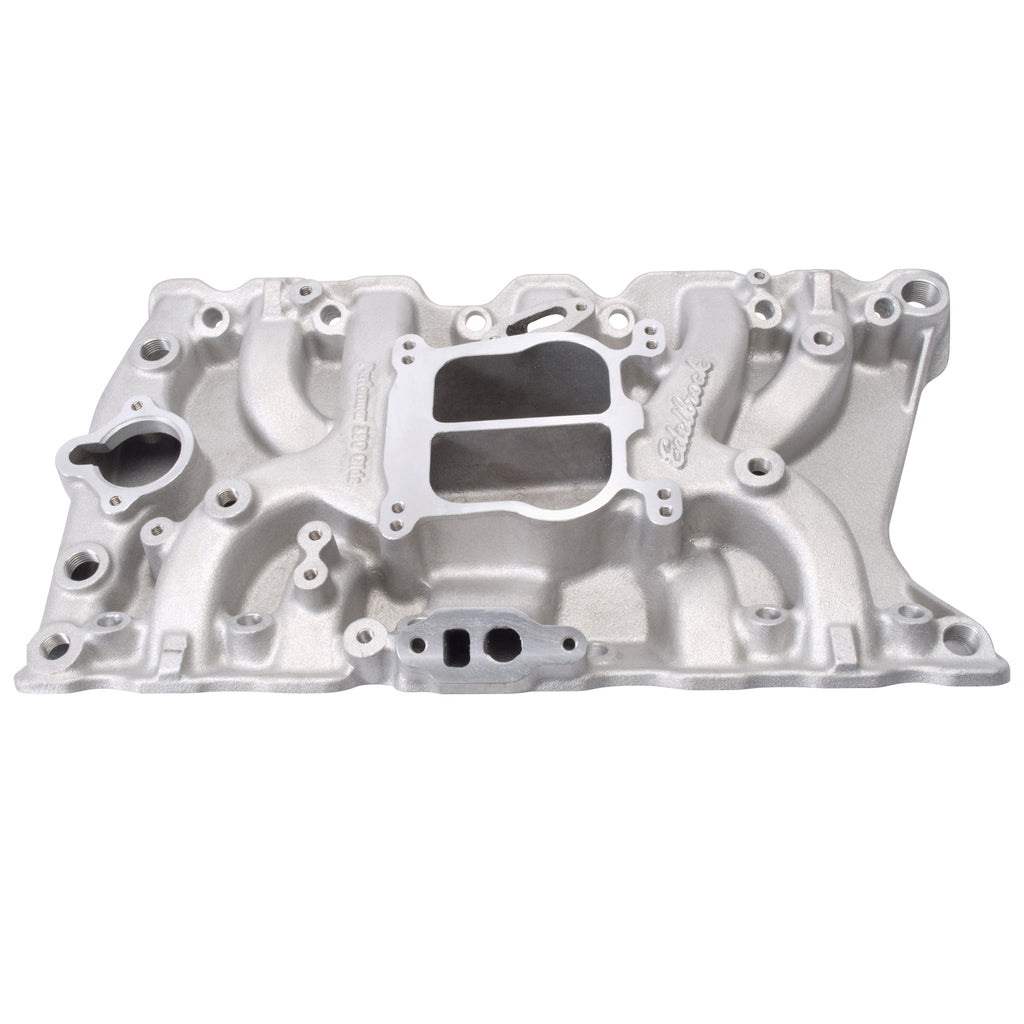 Edelbrock 3711 Performer Small-Block Oldsmobile 350 EGR Intake Manifold for Select Buick Century, Buick Electra, Buick Estate Wagon, Buick LeSabre, Buick Regal, Buick Riviera, Buick Skylark, Oldsmobile 98, Oldsmobile Custom Cruiser, Oldsmobile Cutlass,