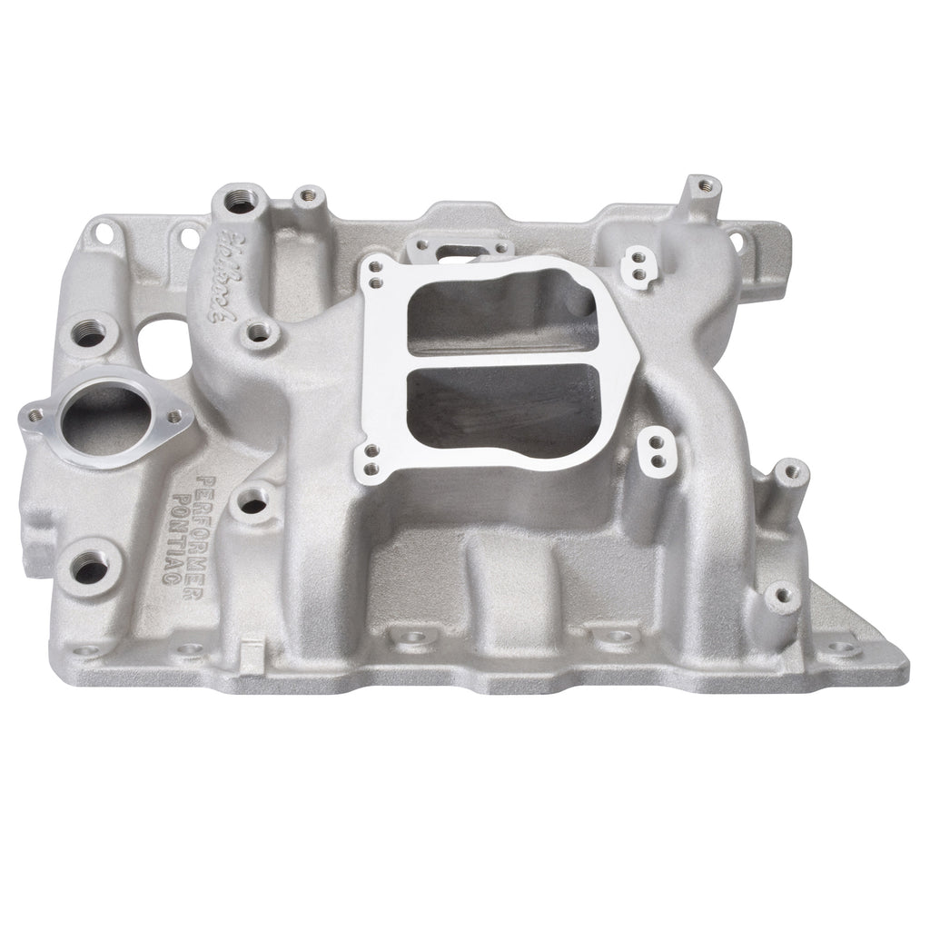 Edelbrock 3756 Engine Intake Manifold for Select Pontiac Bonneville, Pontiac Catalina, Pontiac Executive, Pontiac Firebird, Pontiac GTO, Pontiac Grand Am, Pontiac Grand LeMans, Pontiac Grand Prix, Pontiac Grand Safari, Pontiac Grandville, Pontiac LeMans,