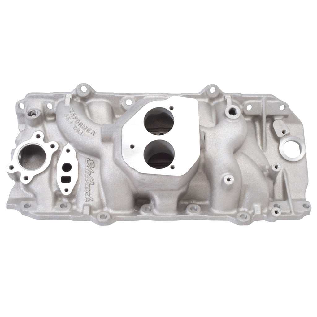 Edelbrock 3764 Edelbrock Performer 454 TBI Intake Manifold 87-90 Chev 454 Mark IV Big-Block V8 for Select Chevrolet Bel Air, Chevrolet Biscayne, Chevrolet Blazer, Chevrolet Brookwood, Chevrolet C10, Chevrolet C10 Pickup, Chevrolet C10 Suburban, Chevrolet
